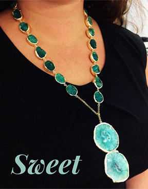 Make A Statement In This Sultry Belsi Agate Necklace