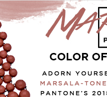 Marsala - Pantone Color of the Year 2015